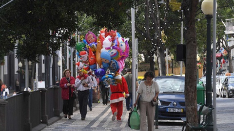 Natal é altura de animação no
comércio do Funchal