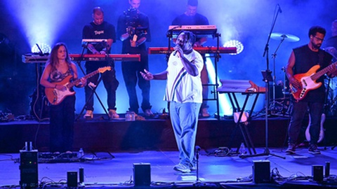 O artista Ivandro foi a estrela da noite.&nbsp;