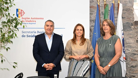 Luís Filipe Barreira e Teresa Espírito Santo estiveram reunidos, esta quarta-feira, com Micaela Freitas.&nbsp;