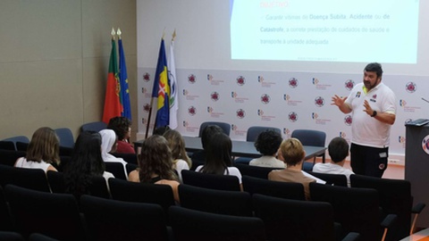 Rui Faria além de enfermeiro é também formador do Serviço Regional de Protecção Civil.&nbsp;