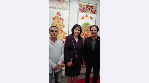 Visita da embaixadora da Ucrânia em Portugal à nossa Madeira em 2016.