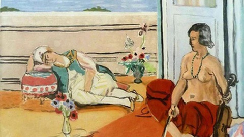 "Odalisca num Terraço", de Matisse.