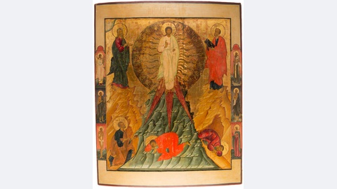 Transfiguração de Jesus. Rússia central, século XVIII- XIX (transição).