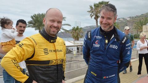 João Silva e Miguel Caires, dois dos principais protagonistas do campeonato de ralis