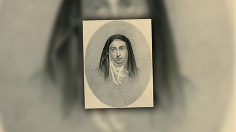 Retrato de Maria Clementina, possivelmente romantizado, da autoria do gravador Charles Kennedy Burt (1823-1892). Fonte: Ship and shore, in Madeira, Lisbon and the Mediterranean by Colton, Walter, 1797-1851, Domínio público