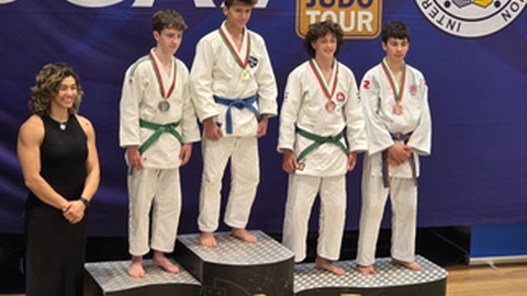 Vasco Carolino no 1.º lugar.