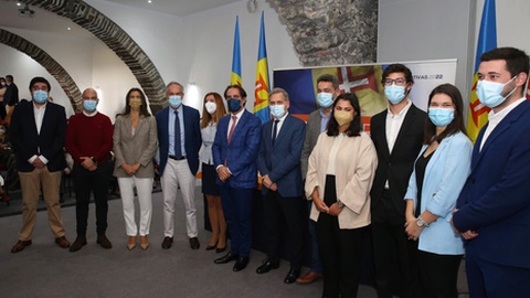 Os candidatos da coligação 'Madeira Primeiro'. Foto: DR