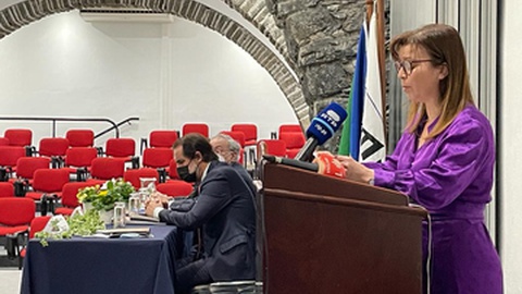 O chefe do executivo madeirense preside à sessão de abertura. Foto ASPRESS