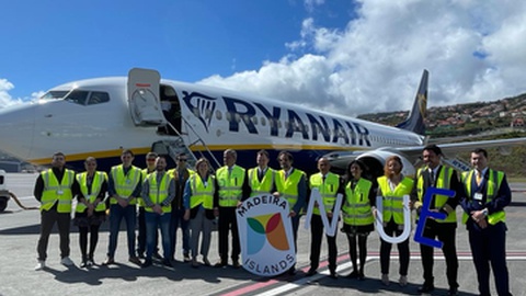 Presidente do Governo Regional assinala estreia da rota de Nuremberga pela Ryanair
