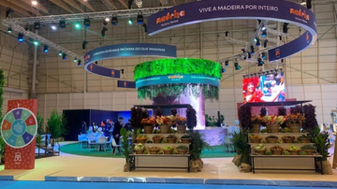 O stand da edição anterior também contava com bastante interactividade.