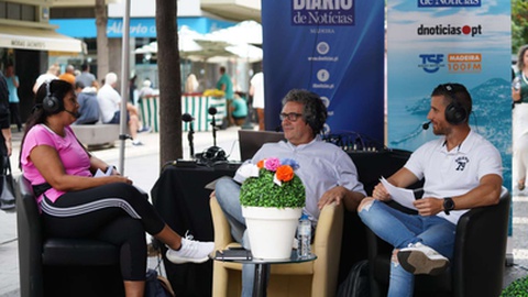 Glauce Silva e Flávio Mendes, convidados da emissão especial da TSF Madeira para os Altares de São João, Foto Miguel Espada / ASPRESS