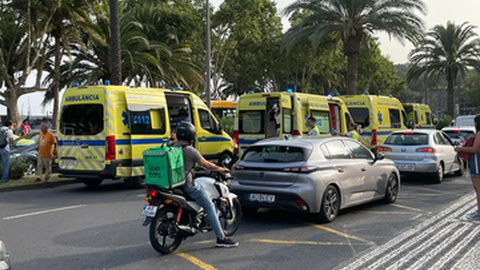 Vários feridos em acidente no Funchal —