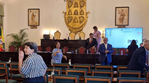 Aspecto da sala da Assembleia às 9 horas. Foto OD