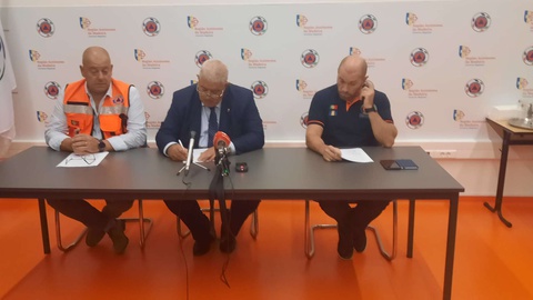 Pedro Ramos apresentou o ponto da situação dos incêndios às 19 horas