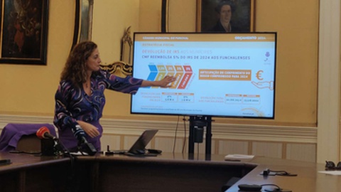 Coube a Cristina Pedra apresentar o Orçamento do Funchal para 2024.