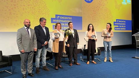 Cármen Barros, mãe de Rubina Barros, foi hoje homenageada&nbsp;