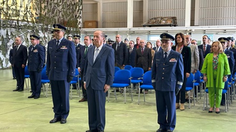 Cerimónia do Dia da Unidade de Aeródromo Manobra Aérea N. º3, no Porto Santo