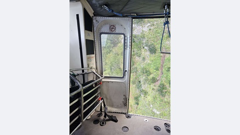 Helicóptero foi accionado para fazer o resgate