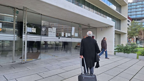 Soares da Veiga deslocou-se hoje ao Tribunal para consultar documentos&nbsp;