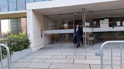 Paulo Sá e Cunha à saída do TCIC&nbsp;