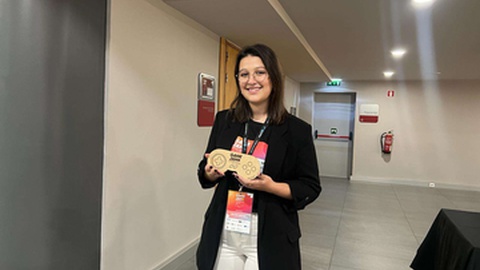 Beatriz Arraiol de Freitas, membro da equipa vencedora