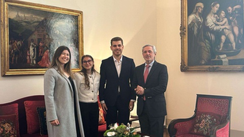 Álvaro Teles, Sara Sousa e Jacinta Melim estiveram reunidos com José Manuel Rodrigues