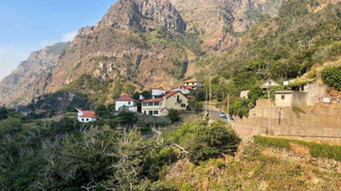 Sítio do Pinheiro, na Serra de Água, que ontem foi um dos mais afectados pelo fogo.