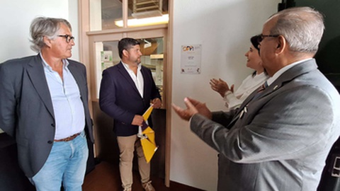 Da esquerda para a direita: Pedro Gomes, Valter Lopes, Helena Leal e José Luís Nunes.