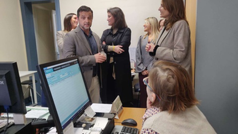 Micaela Freitas visitou, esta manhã, o Centro de Rastreios da Região, no Campo da Barca.&nbsp;