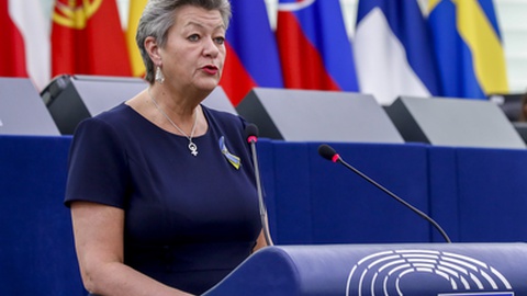 A comissária europeia dos Assuntos Internos, Ylva Johansson