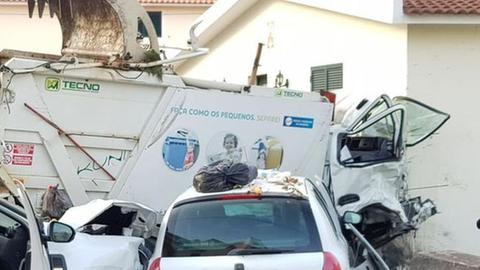 Um dos acidentes ocorreu em Machico, na última quarta-feira. Foto Dr
