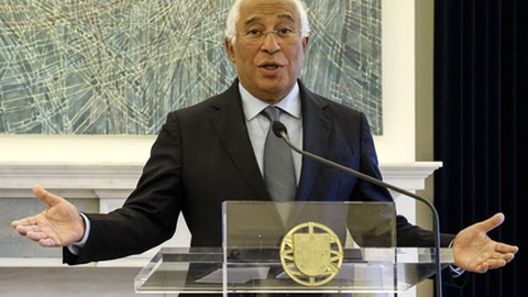António Costa quando pediu a demissão. Foto&nbsp;Leonardo Negrão / Global Imagens