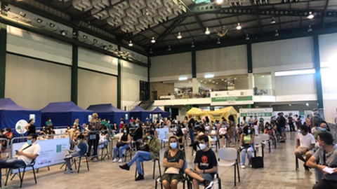 Na Madeira, a vacinação dos jovens entre os 12 e os 17 anos começou no passado sábado. Foto: Sandra S. Gonçalves