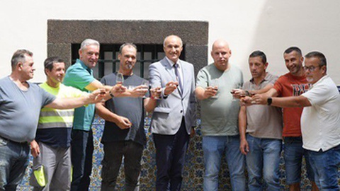 Homenagem foi feita hoje,&nbsp;Dia Nacional do Calceteiro.&nbsp;