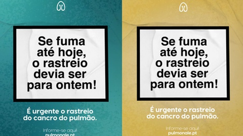 A mensagem que consta dos mupis digitais apela ao rastreio de base populacional em curso.&nbsp;