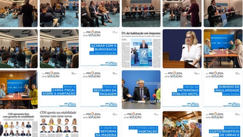 Alguns conteúdos do CDS que surgiram como "patrocinados" no Facebook motivaram participação.