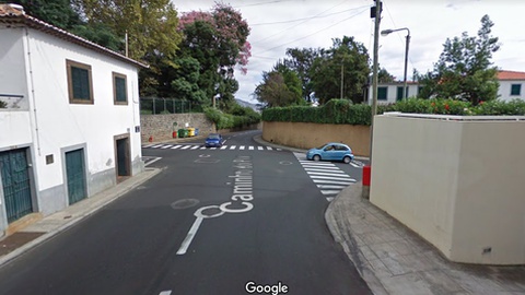 Foi neste cruzamento que se deu o embate.