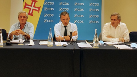 A Comissão Política do CDS desta sexta-feira foi presidida por Rui Barreto. Foto DR