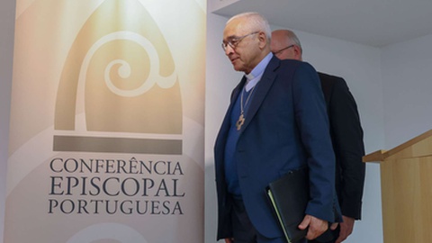 A Comissão Permanente da Conferência Episcopal Portuguesa (CEP) é presidida pelo madeirense José Ornelas. Foto PAULO NOVAIS/LUSA