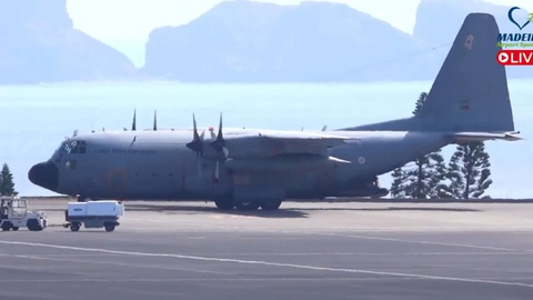 As imagens dos spotters do Aeroporto da Madeira demonstram uma movimentação semelhante à ocorrida no passado dia 24 de Janeiro.
