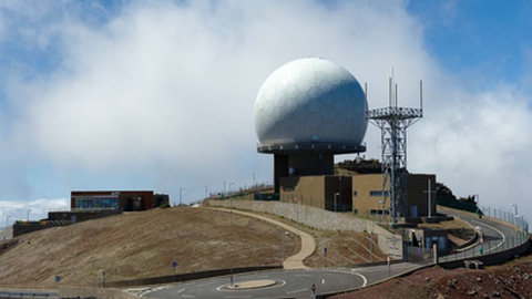 Estação de Radar n.º 4, no Pico do Areeiro.