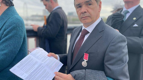 Maciel vinagre teve de madrugar para estar a horas em westminster.