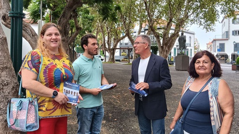 Os candidatos da CDU à próxima eleição para o Parlamento Regional estiveram hoje em Machico
