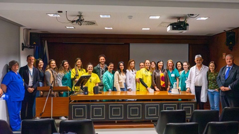 Unidade de Hospitalização Domiciliária comemora um ano de existência este mês.&nbsp;