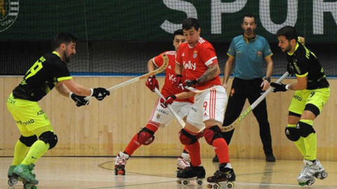 Sporting vence Benfica e empata final do Nacional de hóquei em patins