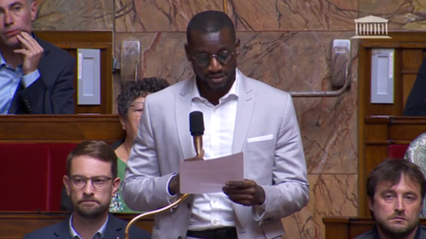 Carlos Martens Bilongo, deputado da França Insubmissa