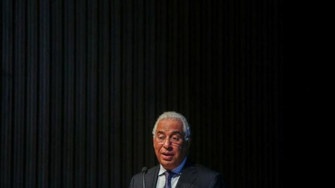 António Costa falava na sua chegada a Coimbra. FOTO LUSA