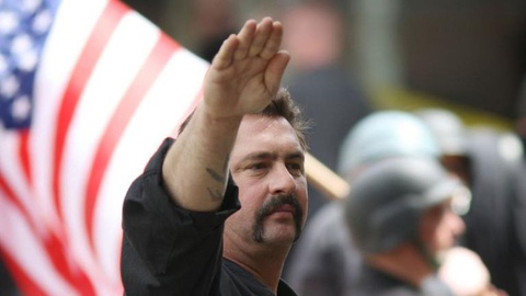 Estados Unidos, não apoiam o discurso nazi, mas não o podem banir sem violar a sua própria Constituição. FOTO GETTY