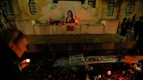 Daphne Caruana revelou inúmeros casos de irregularidades e actos de corrupção cometidos por políticos malteses, foi vítima de um atentado à bomba no passado dia 17 de Outubro. FOTO Reuters