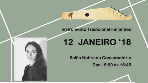 A sessão (de entrada livre) realiza-se esta sexta-feira, no Salão Nobre do Conservatório, pelas 15 horas.